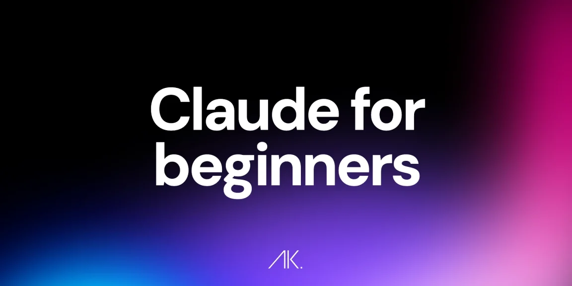 Cover of the Claude for beginners guide by Andreas Karavanas